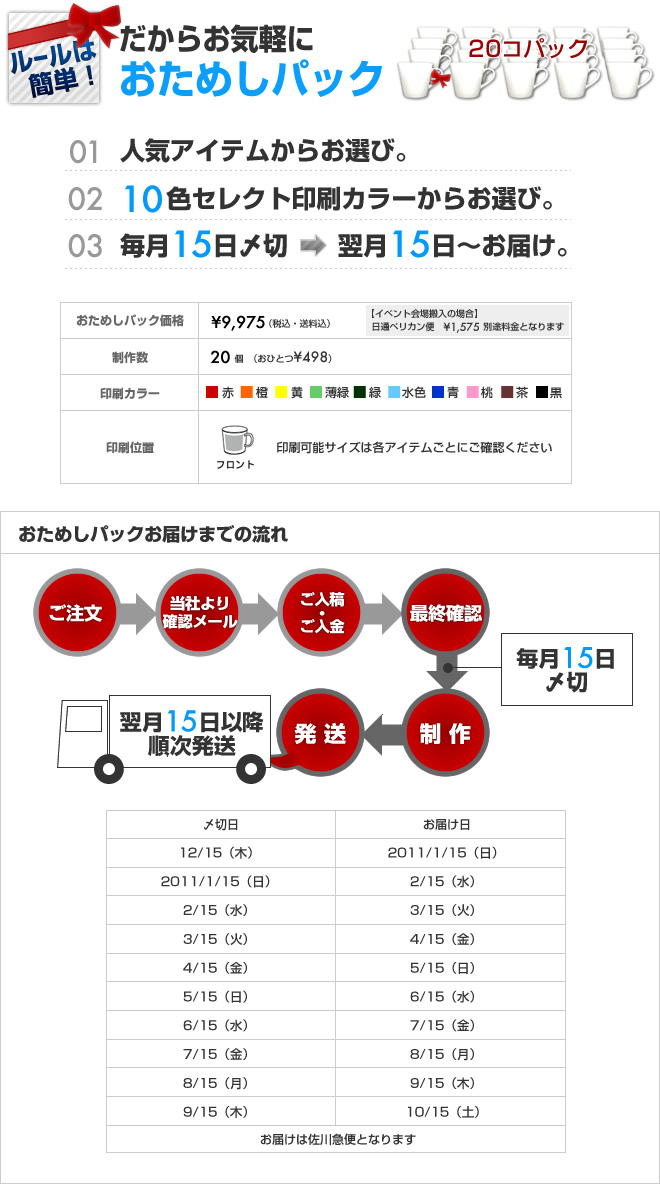 ルールーは簡単!だからお気軽 おためしパック